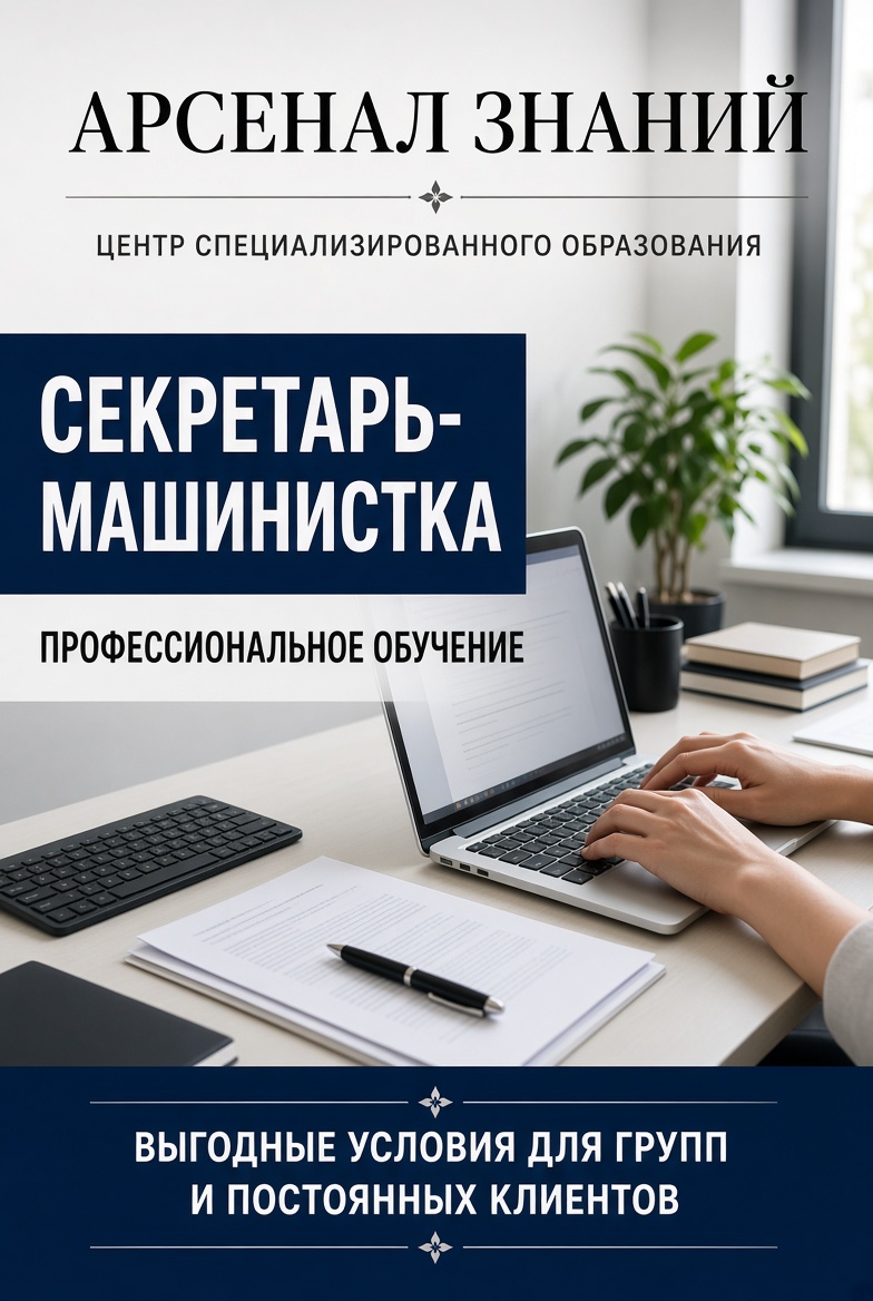 Профессиональное обучение секретарь-машинистка дистанционно